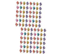 DOITOOL 2sets 48pcs Butterfly Charms Enamel Pendants for Jewelry Making for Necklaces Bracelets Keychains Lightweight Durable DIY Craft Accessories 48pcs*2