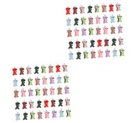 DOITOOL 2sets Colorful Dinosaur Pendant Charms for DIY Jewelry Making Cartoon Earring and Keyring Accessories Durable Resin Charms for Craft Projects Present for Friends 100pcs*2