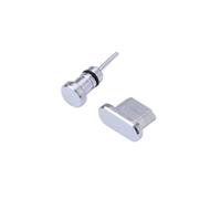 DOITOOL 3.5mm Headphone Jack Plug and Micro Usb Port Dust Cap Set 2pcs Silver Compatible S7 S7 Edge Honor 6x Easy Installation and Protection