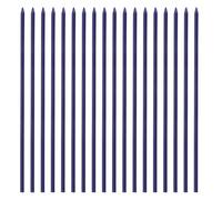 DOITOOL 3 Boxes Carpenter Refills for Mechanical Pencil - 2.8mm HB Woodworking Marking Lead - Heavy Duty Construction Pencil Lead for Precision Writing, Blue Ink