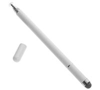 DOITOOL 3-in-1 Universal Capacitive Touch Screen Stylus Pen for Smartphones and Tablets, High Sensitivity Precision Writing and Drawing Tool, White Multi-functional Capacitive Stylus