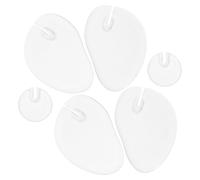 DOITOOL 3 Pair Gel Insole Forefoot Gel Pad Anti-Slip Pressure Reduction Cushions Self-Adhesive Insoles for Flip-Flops Foot Relief