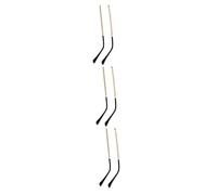 DOITOOL 3 Pairs Metal Frame Glasses Replacement Temples Lightweight Durable Eyewear Arms Comfortable Non Pinch Sunglasses Temple Arm Replacement for Thin Metal Frames Gold Color