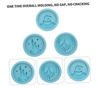 DOITOOL 3 Pcs Silicone DIY Phone Grip Molds for Epoxy Non-Stick Phone Socket Mold with Cartoon Clown Castle and Skull Designs Easy to Clean and Reusable