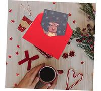 DOITOOL 3 Sets Creative Christmas Honeycomb Greeting Cards Festival Cards with Vivid Cartoon Design for Xmas Gifts Party Wishes and Holiday Greetings