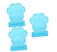 DOITOOL 3 Sets DIY Dog Paw Silicone Frame Mold with Base Flexible Epoxy Molds for Custom Picture Frames Easy to Clean and Reusable for Pet Lovers and Creative Projects