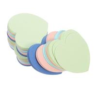DOITOOL 3 Sets Heart Shaped Note Cards Double-sided Paper Cards with Unique DIY Design for Great Writing Experience and Ink Bleeding Prevention, for Mother's Day and Birthdays Random Color