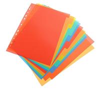 DOITOOL 3 Sets Index Dividers of Loose Leaf Page Markers for Home and School Organization Binder Dividers for Efficient Document Separation and Custom Category Creation