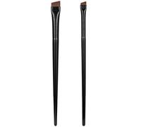 DOITOOL 3 Sets Ultrafine Angled Eyeliner and Eyebrow Makeup Brushes with Wood Handles, Easy to Carry for Shaping Brows, for Beginners and Professional Makeup Artists