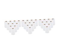 DOITOOL 30 Rolls Thermal Printer Paper Rolls Smooth Surface Clear Printing Pos Receipt Paper for Cash Register Till Use in Supermarket Restaurant Bank Office