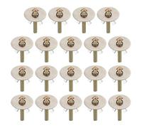 DOITOOL 30 Sets M6 Wing Nuts Kit with Nest Setting Screws Bird House Fixator Bird Nest Accessories Maintenance Random Color Random Color