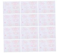 DOITOOL 30 Sheets Non-residue Golf Impact Stickers for Irons Woods Putters Swing Training Tape with Immediate Feedback Versatile Golf Club Strike Labels for Right and Left Handed Players