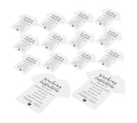 DOITOOL 300pcs Clothing Tags with Washing Instructions for Shirts Writable Care Cards with Minimalist Symbols for Small Business Retailers and Online Store Packaging