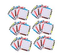 DOITOOL 300pcs DIY Weaving Cards Tablet Lightweight Paper for Craft Projects and Adults Educational Fine Motor Skill Development