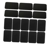 DOITOOL 30pcs Adhesive Magnetic Metal Plates for Car Phone Holder Black Iron Plate for Secure Phone Mounting Strong for Versatile Use Cars and Desktops