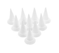 DOITOOL 30pcs Alumina Refractory Furnace Shelf Supports High Temperature Ceramic Kiln Tools for Pottery Crafting and Hanging Firing Oven Brace Studs for Artists and Hobbyists