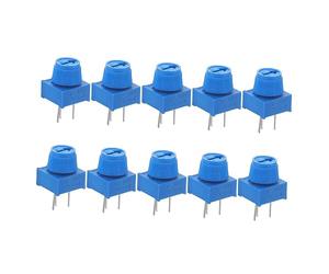 DOITOOL 30pcs Breadboard Adjustable Mini Potentiometer Resistor for Breadboard Circuits through Trimmer Potentiometer