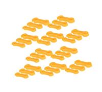 DOITOOL 30pcs Chicken Leg Bands Plastic Poultry Leg Brace for Reusable Bird Foot Alignment Device for Chicks Quails Ducks Parrots Rehab Support