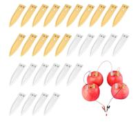DOITOOL 30Pcs Copper Zinc Electrode Strips for Fruit Battery Experiment 4.0X1.3X0.1Cm Copper and Zinc Sheets Science Project Supplies for Educational Hands-on Learning