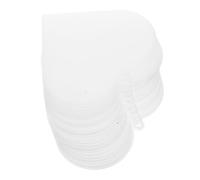 DOITOOL 30pcs Heart Shape Pe Mesh Canvas for Embroidery and Cross Stitch Blank Canvas for DIY Crafts Embroidery Supplies