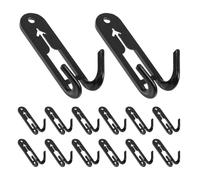 DOITOOL 30pcs Heavy Duty Multipurpose Fruit Hanging Hooks for Watermelon Melon Pumpkin, Black Abs Garden Plant Hangers with Space-Saving Design for Home and Orchard Use
