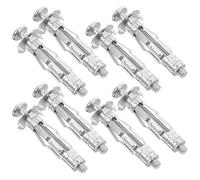 DOITOOL 30pcs Hollow Wall Anchors Jack Fixing Nuts with Screws for Drywall and Plasterboard, Galvanized Steel Expansion Nuts with Thread Design for Firm Installation, Lightweight Bolts
