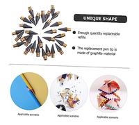 DOITOOL 30pcs Inkless Graphite Pencil Replacement Tips Everlasting Refills with Replaceable Heads No Sharpening Needed Erasable Writing for Students Teachers and Office Use