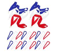 DOITOOL 30pcs Medal Ribbons Award Ribbon Flat Lanyard Holder Snap Clips for Competitions Student Awards Badge Recognition