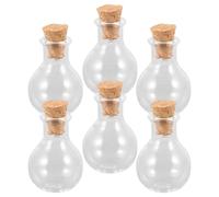 DOITOOL 30pcs Mini Glass Bottles with Cork Stoppers Small Glass Bottles for Crafting and Decoration High Transparency for Store Candies