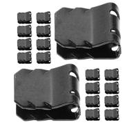 DOITOOL 30pcs U Shaped Car Mud Flap Bracket Clips for Vehicles, High Strength Iron Fasteners Universal Compatibility and Impact Resistant Design, for Offroad Conditions and Rain Protection