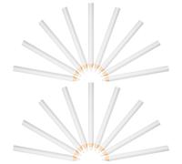 DOITOOL 30pcs White Wood Rhinestone Pencil Tool for Nail Art Diy, Reusable Rhinestones Picking Pen with Very Light Weight for Precise Nail Manicure Decoration