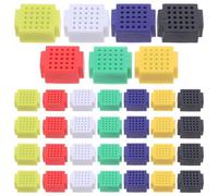 DOITOOL 35pcs Mini Breadboard Kit No Soldering Universal Pcb Circuit Board For Diy Electronic Projects Coding And Solder Practice Ideal For Kids And Beginners