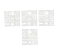 DOITOOL 36 Sheets Autumn Themed Pet Spray Stencils Multi Function Reusable Lovely Printing Templates for Painting Crafts Signs Home Decor