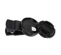 DOITOOL 37mm Adjustable Nd2-400 Phone Camera Lens Filter Made of Aluminium Alloy and Optical Materials, Easy to Install and Remove, Portable Clip-on Filter for Cloud and Human Stream