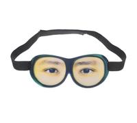 DOITOOL 3D Funny Sleep Mask Breathable Adjustable Sleeping Eye Mask with with Eyes Open Blocks Light Completely Blindfold for Games,Travel,Nap, Meditation