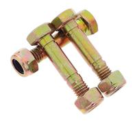 DOITOOL 3pcs 5/16 Inch Shear Bolts with Nuts Universal Replacement Snow Blower Shear Pin Set Compatible for Ariens Snow Blower Maintenance and Parts