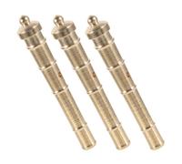 DOITOOL 3pcs Decorative Copper Cannon for Ship Model, Miniature Brass with Sturdy Golden Finish, Table Decoration for Home and Office Nautical Display