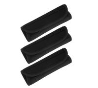 DOITOOL 3pcs Detachable Black Polyester Pull-up Handle Grip Pads Protective Sleeves for Doorway Horizontal Bars Dumbbells Barbells Fitness Equipment Accessories