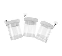 DOITOOL 3pcs Fish Tank Breeding Box Floating Fish Separator for Shrimp Betta Small White Aquarium Isolation Case Suction Cup Fry Incubation Box for Cichlids