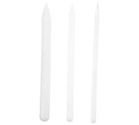 DOITOOL 3PCS Fondant Cake Silicone Rolling Pin Nonstick Pastry Modeling Stick with Cone Point Design for Decorating Carving Shaping Desserts and DIY Baking