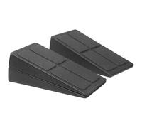 DOITOOL 3pcs Heavy Duty Epp Slant Board Calf Stretcher Squat Wedge for Stretching and Improving Agility Black Fitness Equipment for Workouts