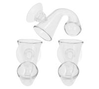 DOITOOL 3Pcs High Borosilicate Glass Aquarium Co2 Monitor Drop Checker with Reagent Solution, Carbon Dioxide Level Indicator for Planted Fish Tanks and Aquatic Plant Growth