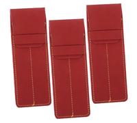 DOITOOL 3pcs Leather Pen Protective Bags Pu Leather Nurse Pocket Organizer for Office Use Convenient Storage for Pens Pencils Medical Professionals