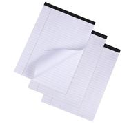 DOITOOL 3pcs Legal Pads College Ruled Notebooks for Office Home and School Use Each for Organized Note Taking and List Making