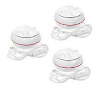 DOITOOL 3pcs Mini Washer Dryer Material Compact Cycle Portable Washing Machine for Dorms Travel Laundry Cleaner Home Apartment