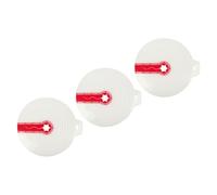 DOITOOL 3pcs Mixing Bowl Anti Overflow Cover Splash Protector Guard Food-Grade Pp Silicone Anti-Splash Lid for Beating Eggs and Whipping Cream Kitchen Use