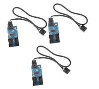 DOITOOL 3pcs Multi Usb Port Extender Hub Usb Motherboard Extension Cable Computer Supply