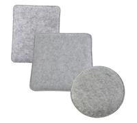 DOITOOL 3pcs Multi-use Felting Base Pads Round Needle Felting Tools for Crafting Painting Canvas Artistic Projects at Home