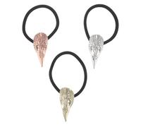 DOITOOL 3pcs Nordic Viking Style Skull Hair Bands with 3d Crow Skull Motif, Strong Elastic Hold and Comfortable Alloy Material, for Festival and Daily Wear Hair Accessories