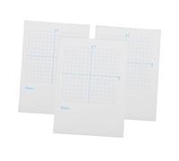 DOITOOL 3pcs Perforated for Math Practice Xy Coordinate System for Students and Engineers Smooth Writing for Classroom and Homework Activities White